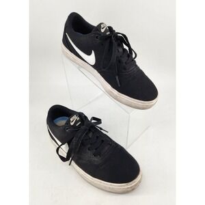 Nike SB Check Solarsoft Skate Shoes Womens 6 Black White 921463-010 Low Top